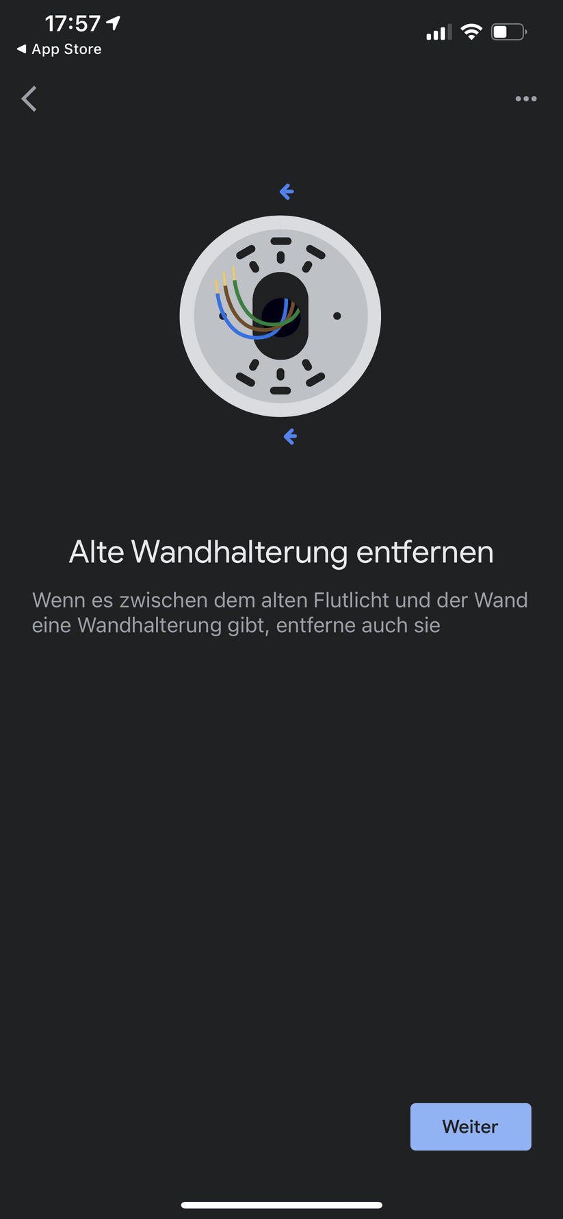Google Home App für Nest Floodlight 