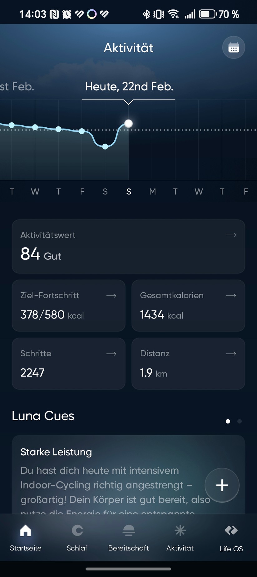 Luna Smart Ring Gen 2 - App