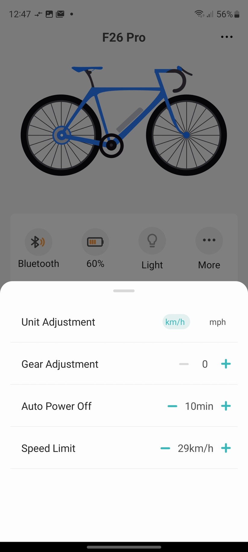  Mit der App Bikewise Pro kann man das E-Bike konfigurieren und Daten mit der Fitness-Plattform Strava synchronisieren.