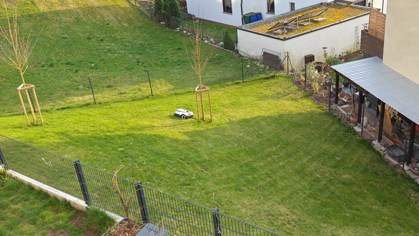 Bei klar umgrenzten Rasenflächen ist die automatische Kartierung nützlich. Bei komplexeren Flächen ist aber eine manuelle Kartierung wegen der größeren Genauigkeit zu empfehlen. 