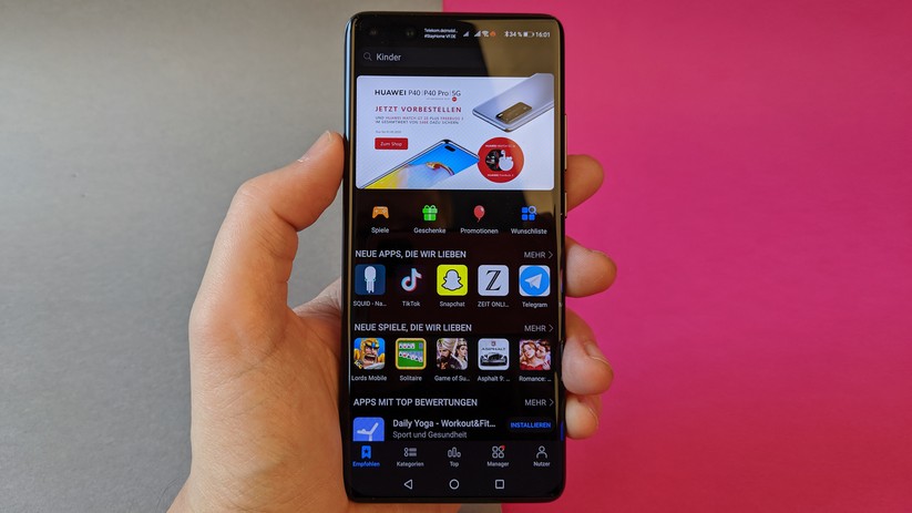 Die App Gallery macht schnelle Fortschritte, ist aber noch lange nicht auf dem Stand des Play Store